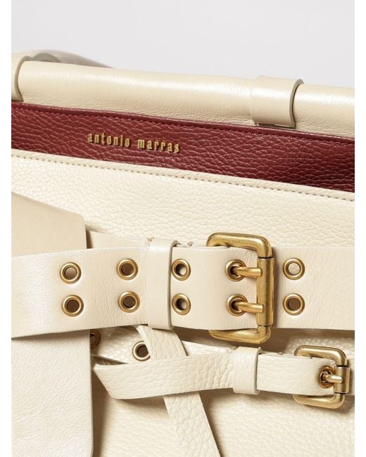 Antonio Marras Natural Tumbled Leather Handbag