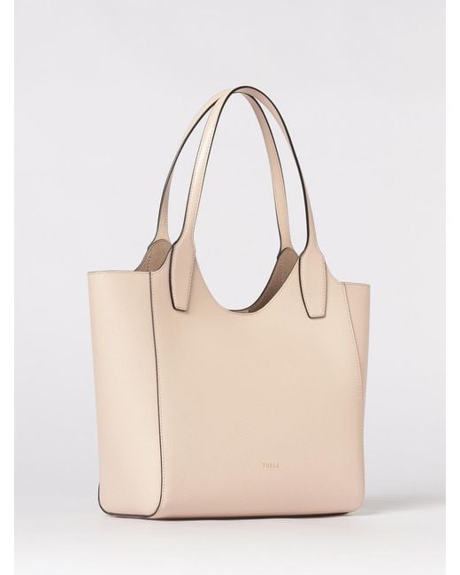 Furla Natural Lea Grained Leather Bag