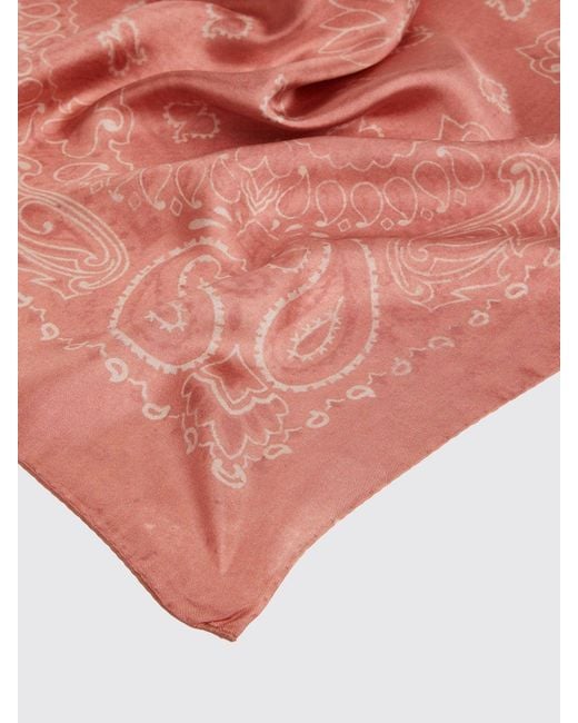 Golden Goose Deluxe Brand White Paisley Silk Scarf