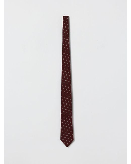 Emporio Armani White 7.5 Silk Tie for men