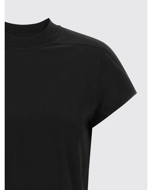 Rick Owens Black Cotton T-Shirts