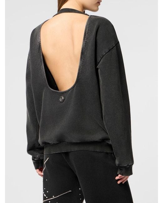 Philipp Plein Black Sweatshirt