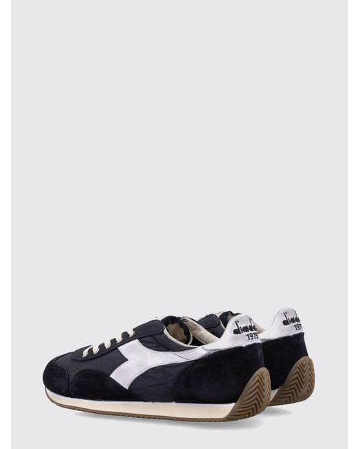 Diadora White Suede And Nylon Equipe Sneakers for men