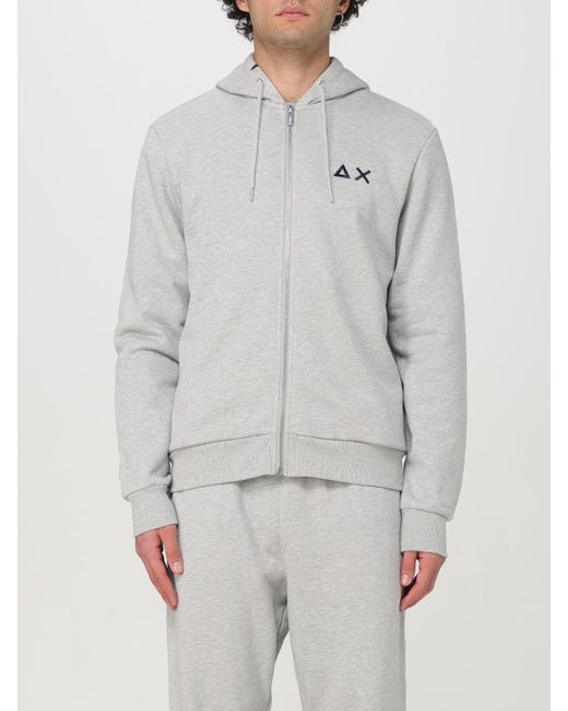 Sun 68 Gray Sweater for men