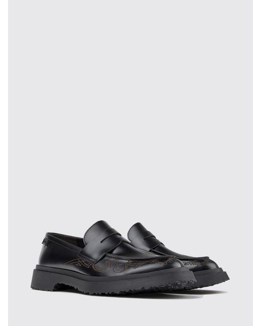 Camper White Walden Calfskin Loafers With Ortholite Insole for men