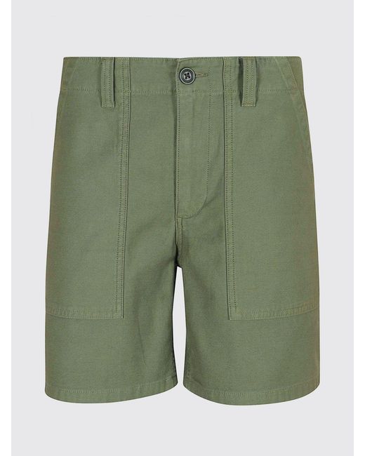 Filson Green Cotton Shorts