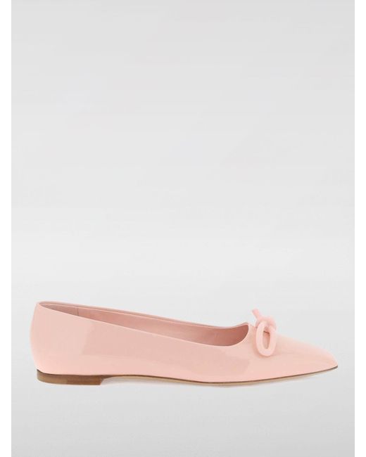 Ferragamo Pink Flache sandalen