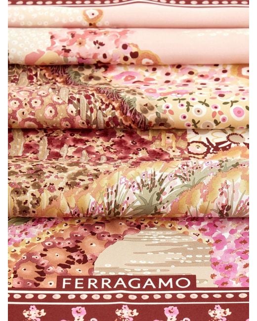 Ferragamo Pink Scarf