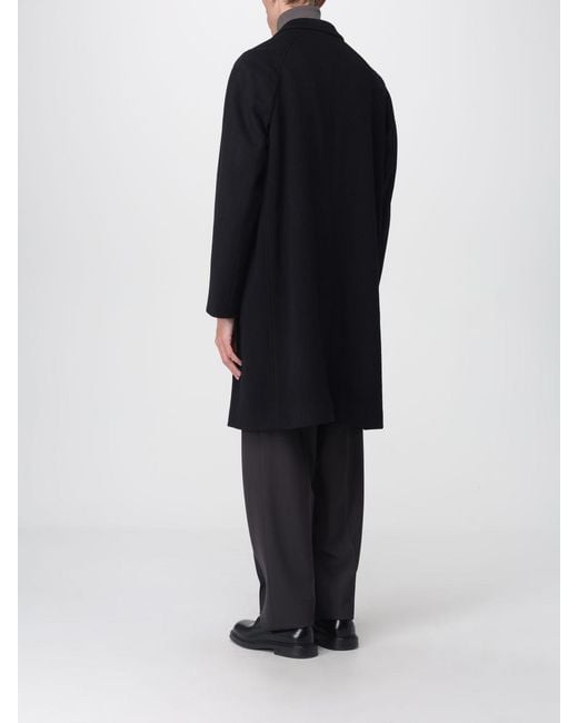 Corneliani Black Coat for men