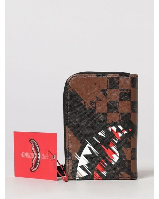 Sprayground Smeared Grunge Wallet for men