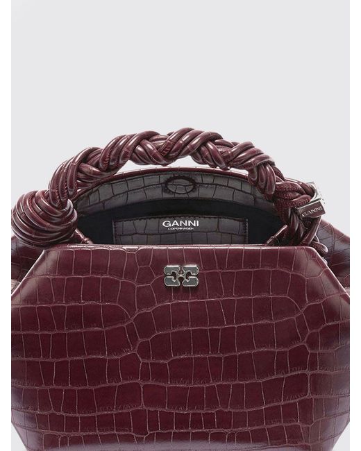 Ganni Purple Bou Bag