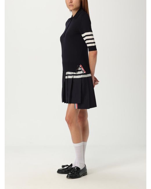 Thom Browne Black Wool Polo Shirt