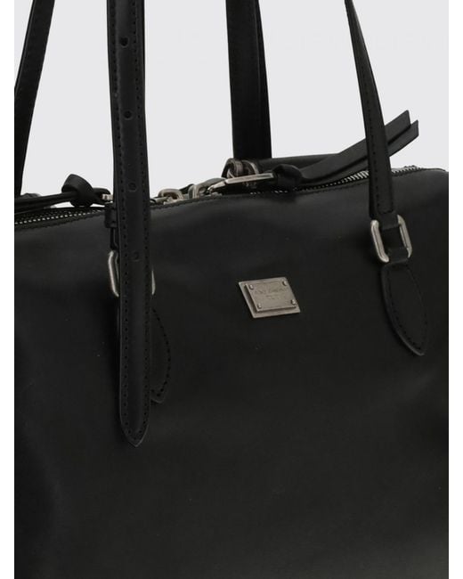 Dolce & Gabbana Black Dolce &Amp Gabbana Vittoria Leather Bag