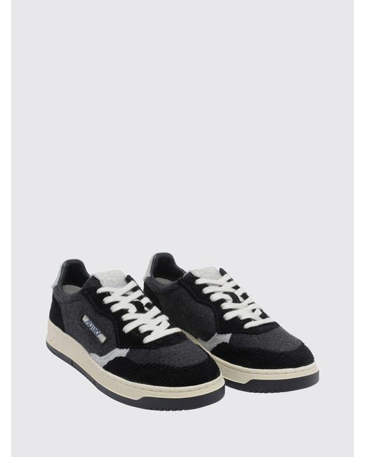 Autry Black Medalist Low Trainers for men