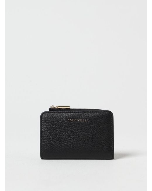 Coccinelle Black Grained Leather Wallet