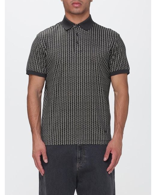Emporio Armani Gray Polo Shirt for men