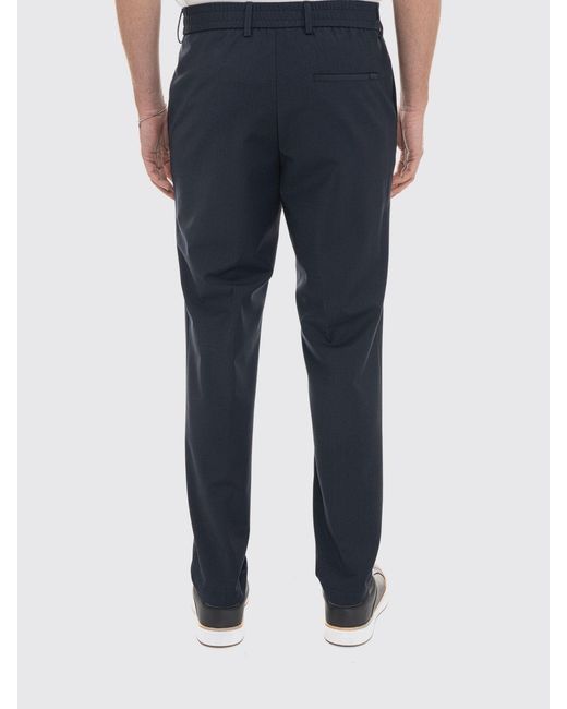 Boss Blue High-Waisted Slim-Fit Chino Trousers for men