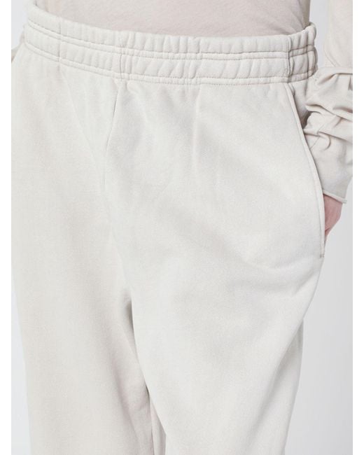 Entire studios White Cotton Jogging Pants for men