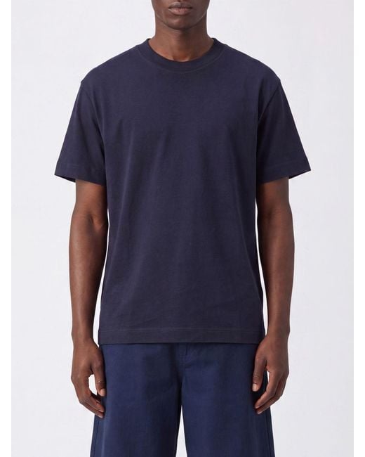 Closed Blue Basic Crew Neck T-Shirt for men