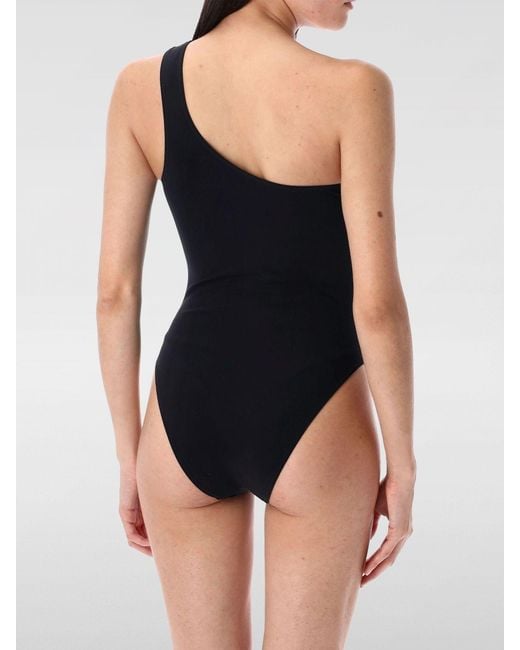 Lido Black One Shoulder One Piece Swimsuit