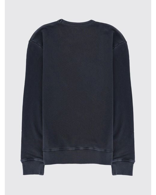Fay Blue Cotton Crew Neck Sweatshirt for men