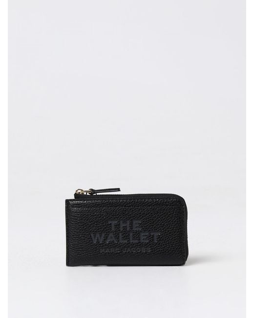 Marc Jacobs White The Wallet Grained Leather Wallet
