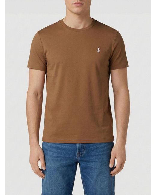 Polo Ralph Lauren Blue Pony Logo Cotton T-Shirt for men