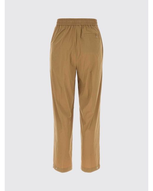 Herno Natural High-Waisted Straight-Leg Pants
