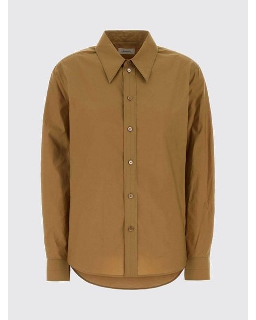 Lemaire Natural Classic Cotton And Silk Shirt