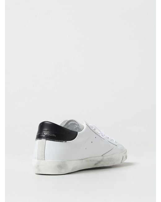 Philippe Model White Trainers for men