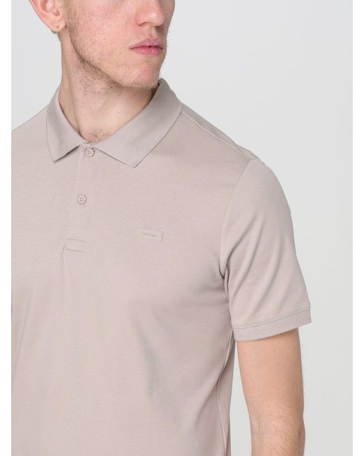 Calvin Klein Natural Polo Shirt for men