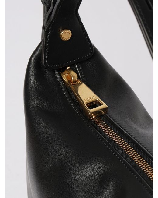 Tod's Black Gmt Leather Bag