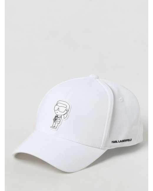 Karl Lagerfeld White Hat for men