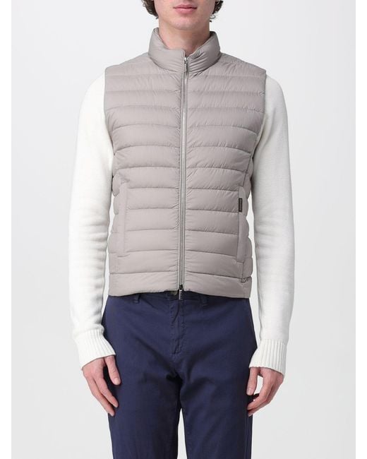 Moorer Gray Calaf-S3 Padded And Quilted Down Jacket for men