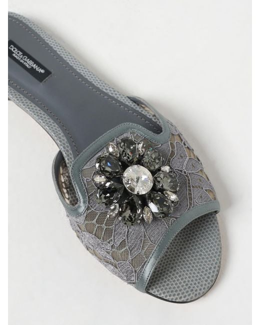 Dolce & Gabbana White Sandalen Mit Absatz Damen