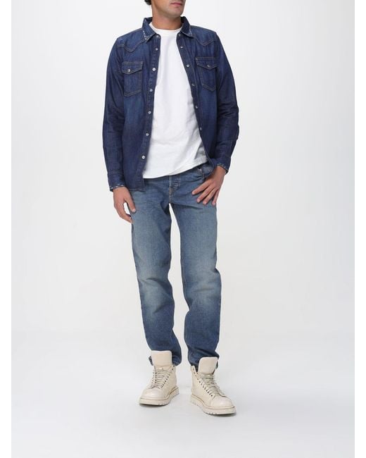 DIESEL Blue D-Finitive Slim Fit Jeans for men