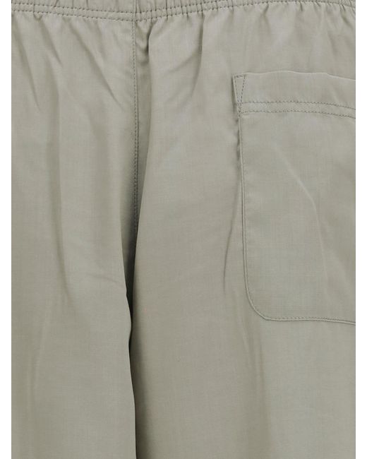 Our Legacy Gray Wide Viscose Blend Trousers for men