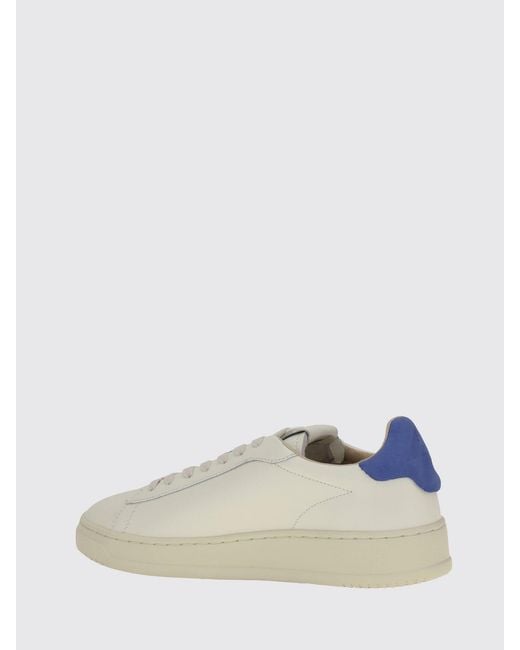 Autry Natural Dallas Low Bicolor Smooth Calfskin Sneakers With Logo for men