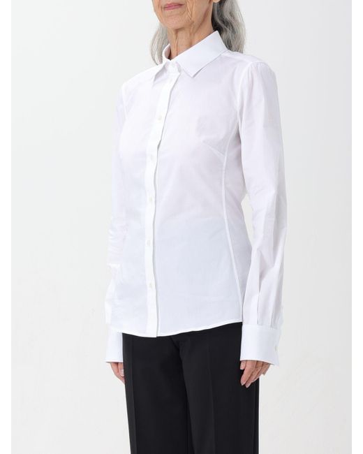 Camicia in cotone di Dolce & Gabbana in White