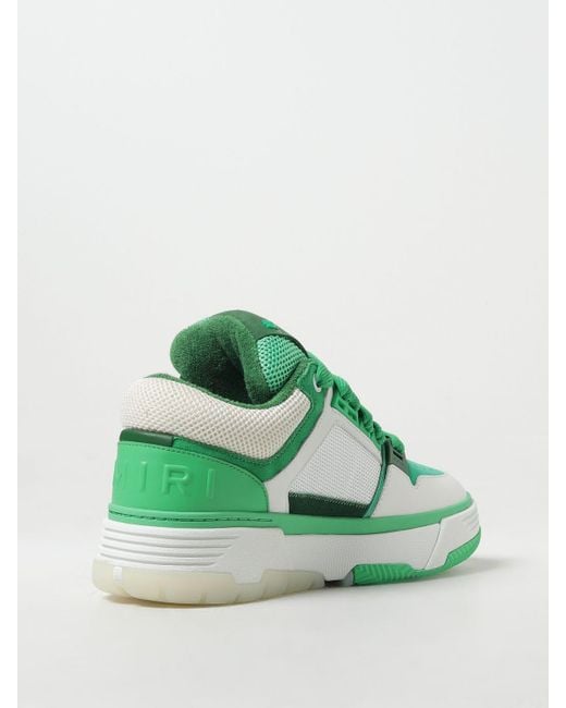 Sneakers MA-1 in pelle e mesh di Amiri in Green da Uomo