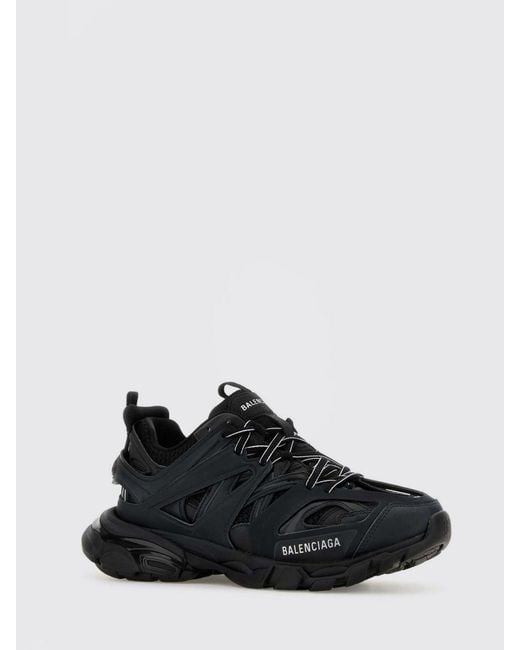 Balenciaga Black Track Lace-Up Trainers for men