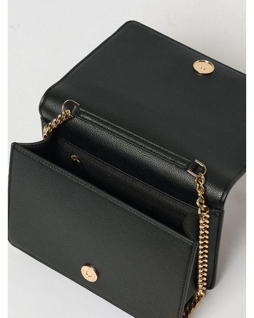 Elisabetta Franchi Gray Faux Leather Shoulder Bag
