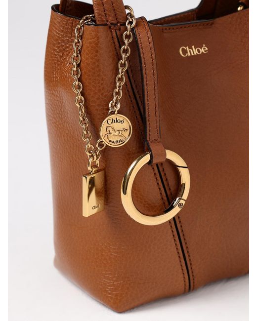 Borse A Mano Spin di Chloé in Brown