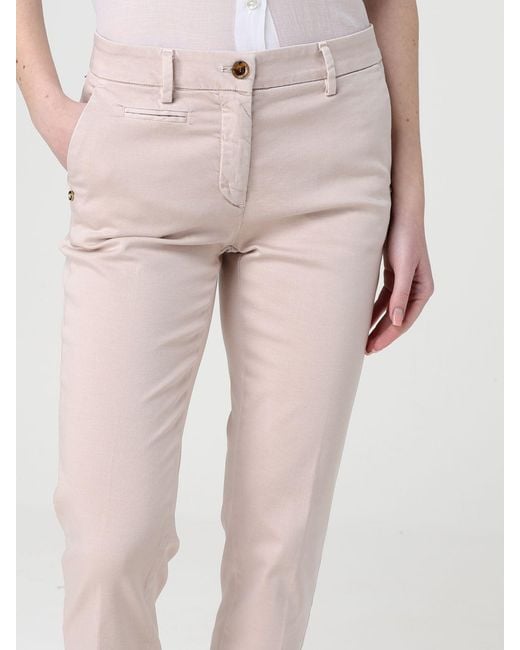 Mason's Pink Stretch Cotton Slim Fit Trousers