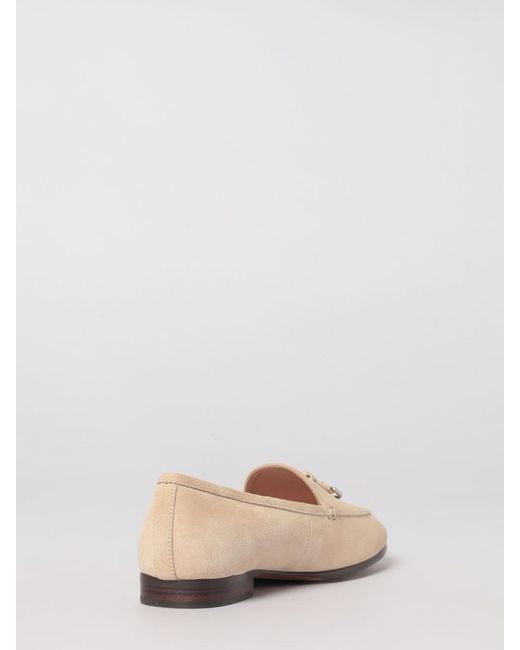 Coccinelle Pink Loop Suede Loafers