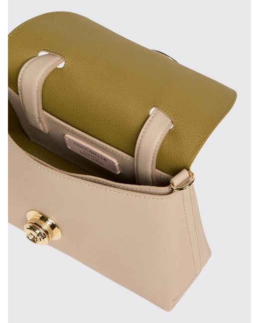 Coccinelle Natural Nikla Grained Leather Bag