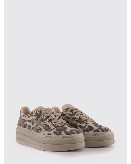 Premiata Brown Micol Suede Sneakers