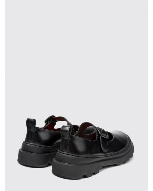 Camper White Brutus+ Brushed Leather Loafer