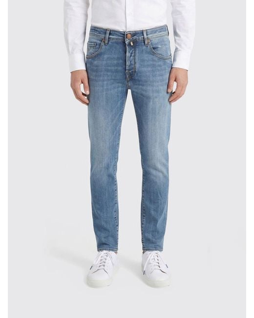 Jacob Cohen Blue Slim Fit Stretch Denim Jeans for men
