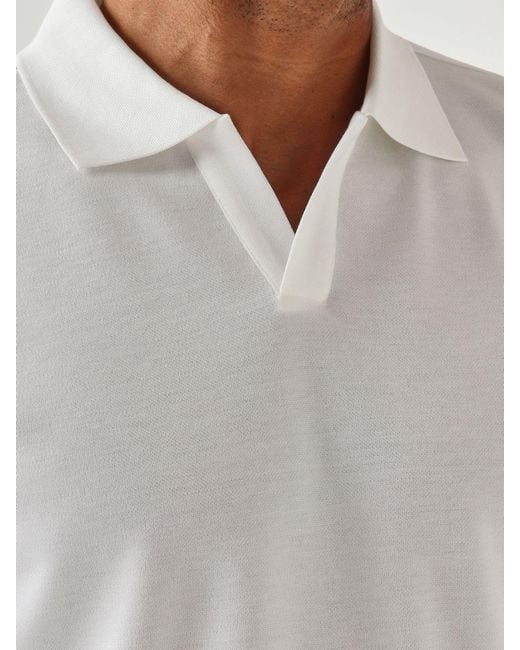 Herno White Polo Shirt for men